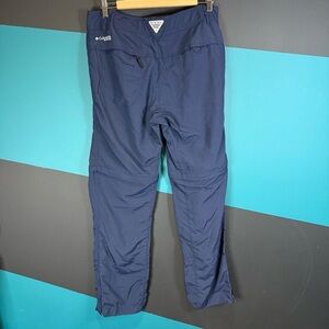 Columbia PFG Pants Womens Blue Convertible Omni Shade Fishing Pants
